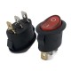 Rocker switch con led 23 mm 220 VAC