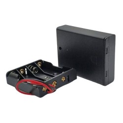 Portapilas para 4 baterí­as...