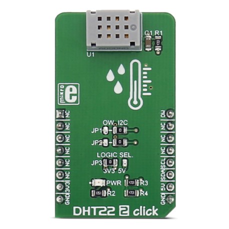 Tarjeta DHT22 2 Click MIKROE-2818