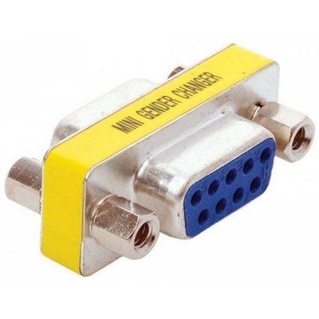 Adaptador Serial DB9 Hembra - DB9 Hembra