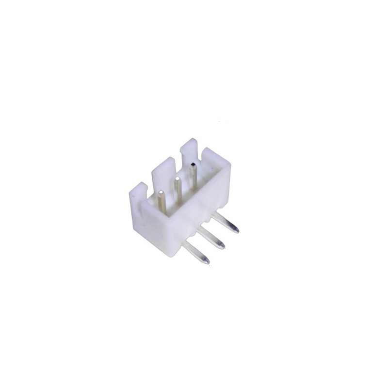 Conector JST 3 P. 2.54mm MACHO 90º