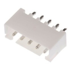 Conector JST 5 P. 2.54mm MACHO RECTO