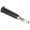 Plug banana negro 4 mm