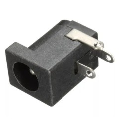 Jack DC 2.1mm angulo.