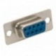 Conector DB9 hembra para cable.