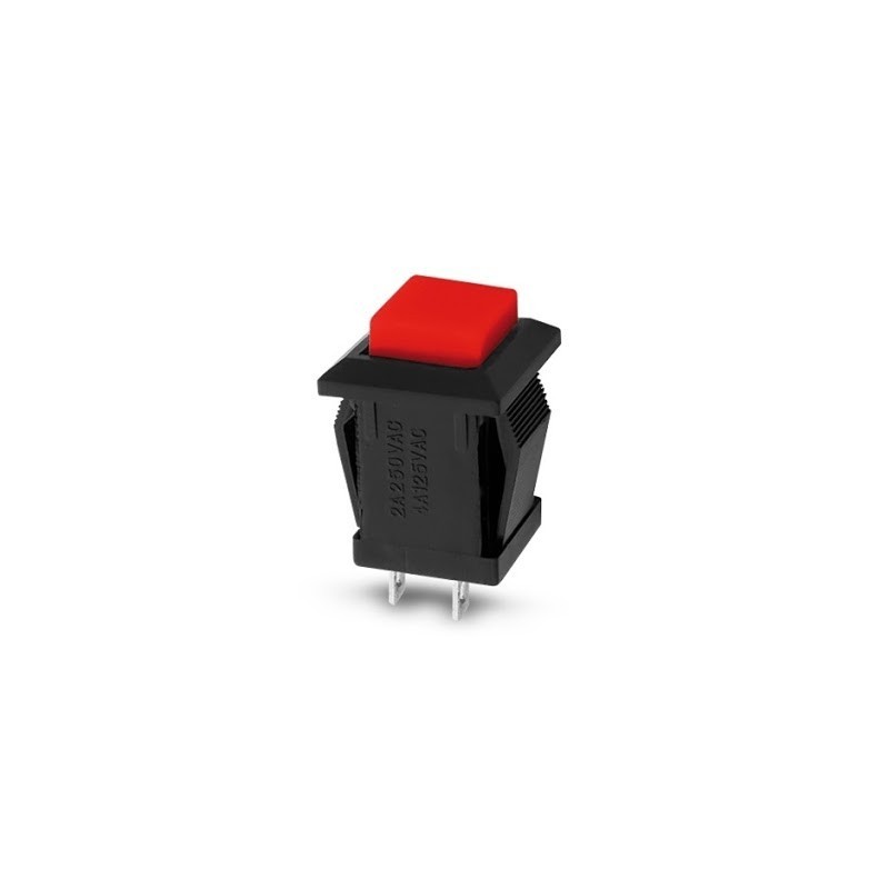 Push Button Cuadrado 4A 125VAC