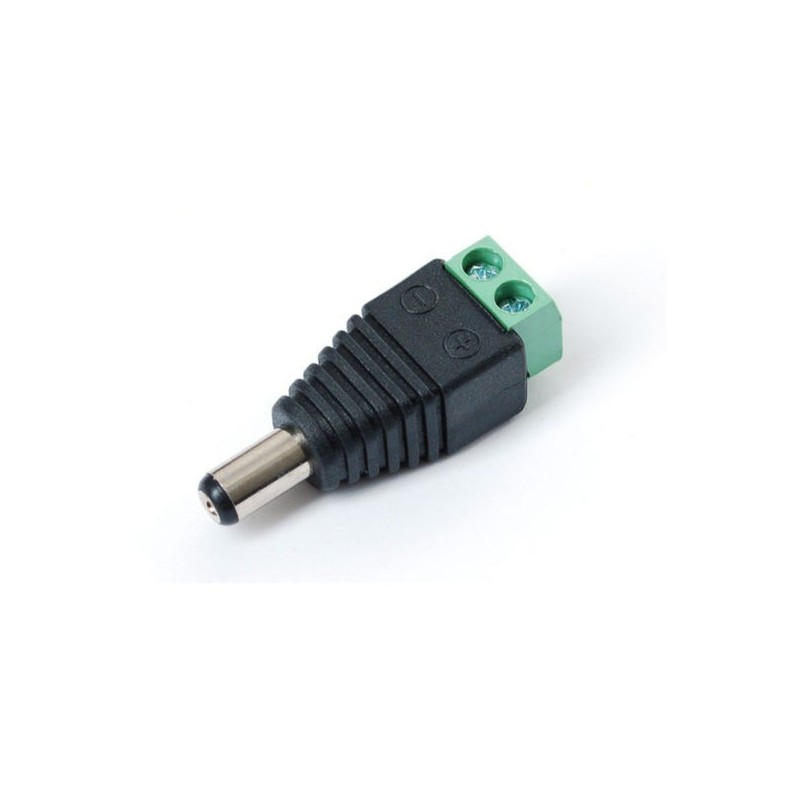 Convertidor Adaptador Bornera-plug 2.1 mm