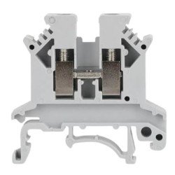 Clema de paso rail DIN...