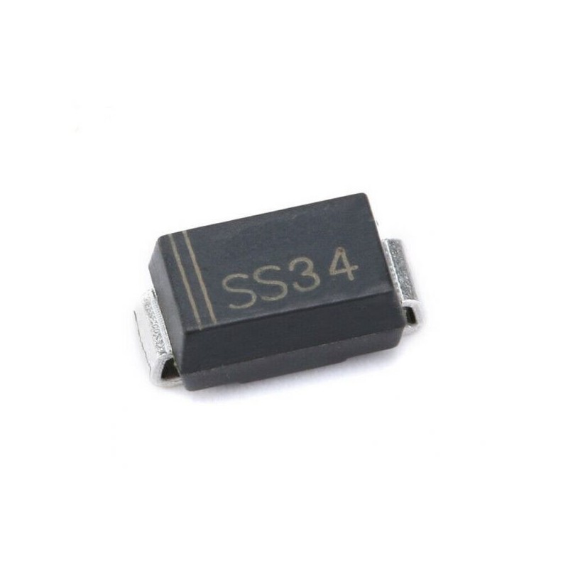 SS34 diodo rectificador de barrera schotky smd