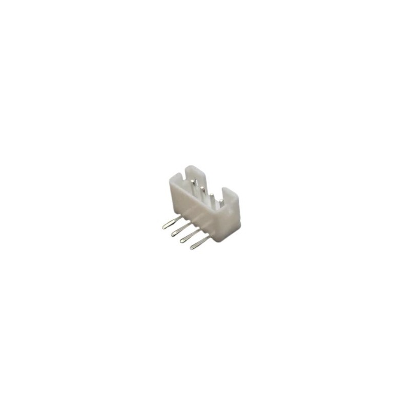 Conector JST Macho 4P 2.54mm ángulo.