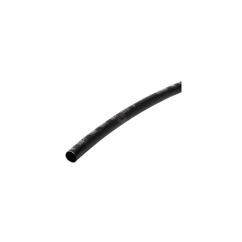 Thermofit 2mm color negro (1 metro).