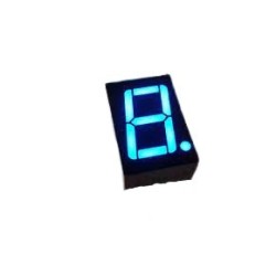 Display 7 segmentos azul catodo
