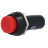 Interruptor Pulsador Redondo 1A 250Vac NA (Rojo)