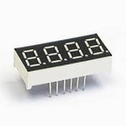 Display cuádruple 7 segmentos cátodo comun