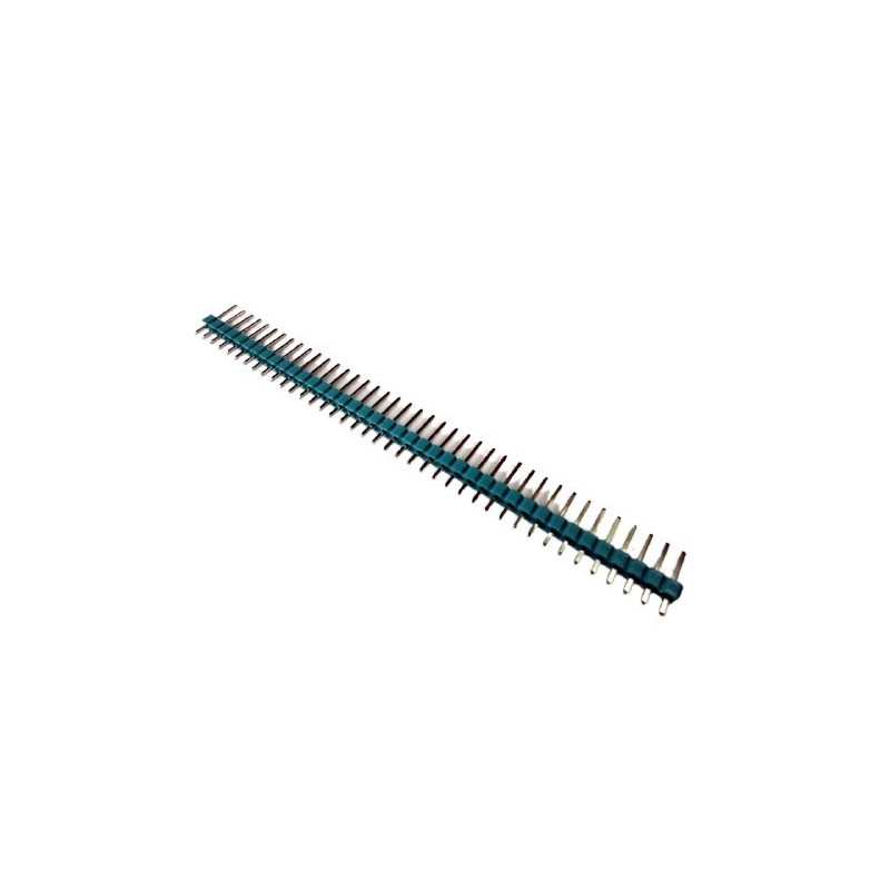 Header macho 2.54mm 40 posiciones (verde).