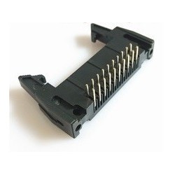 Conector IDC 10x2 en ángulo 2.54 mm