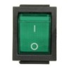 Rocker Switch 30x25 mm color verde