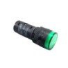 Lámpara piloto 16 mm con led color verde 12 VDC