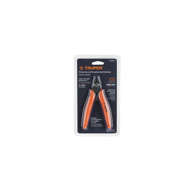 Pinza de corte para electrónica TRUPER
