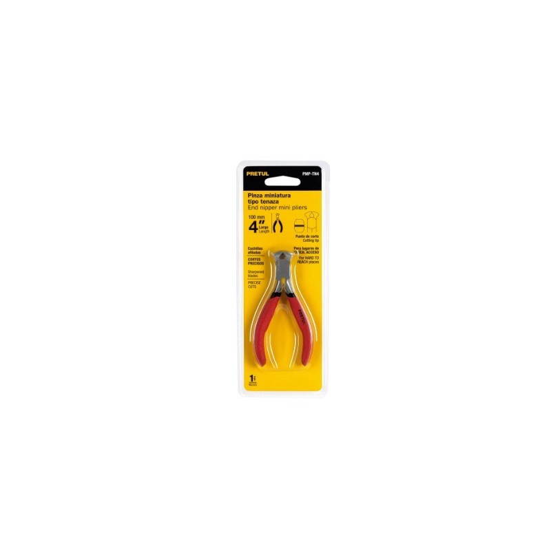 Pinza miniatura, pretul, tipo tenaza, 4 inch