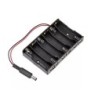 Portapilas AA X6 con plug.
