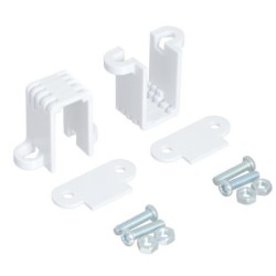 Mini par de soportes de motorreductor de plástico (Pololu No.2681)