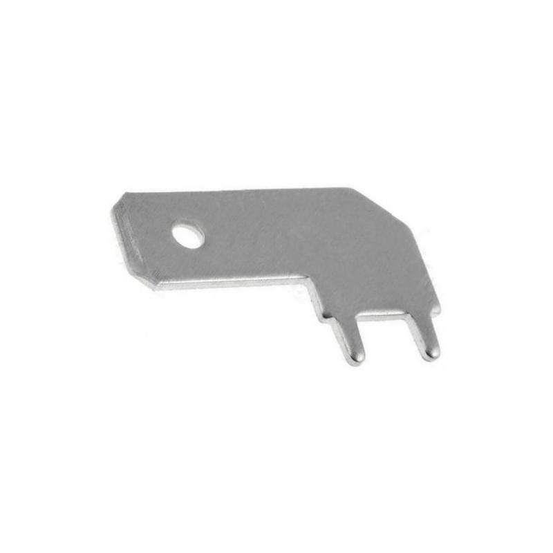 Terminal faston para PCB Macho 6.3 mm en ángulo