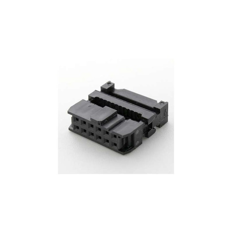 Conector IDC 12 (6X2) HEMBRA 2.54mm.
