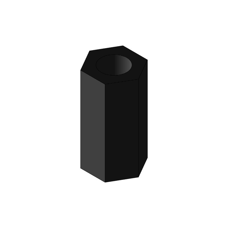 Cople de plástico M3x10