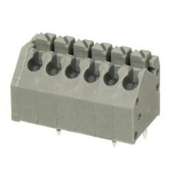 Terminal para PCB 6 posiciones con resorte 3.5mm
