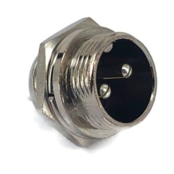 Conector circular hembra 7 posiciones 16mm