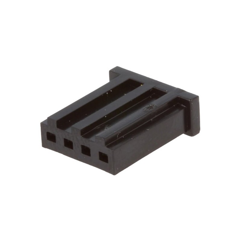 Conector tipo AMP 4 posiciones hembra 2.54mm