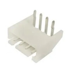 Conector JST 4 posiciones 2.5mm macho (S4B-XH-A)
