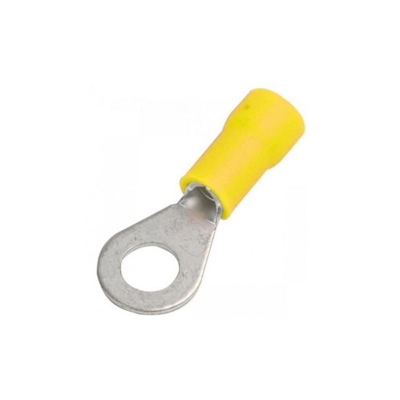 Terminal de ojillo aislada 3/16 inch color amarillo