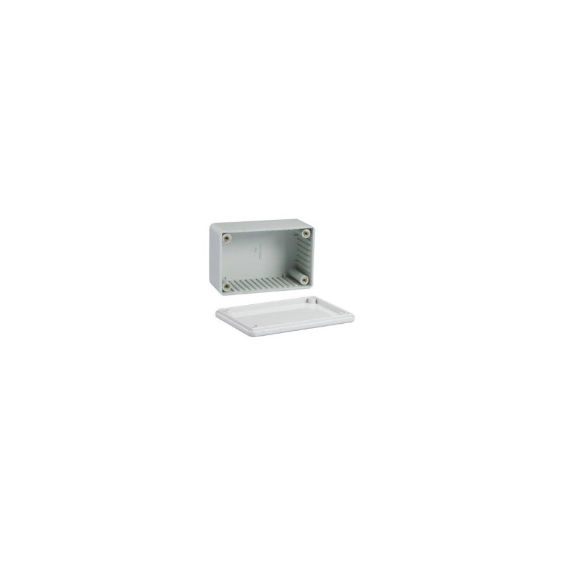 Caja Plástico, ABS Gris (1591MGY)