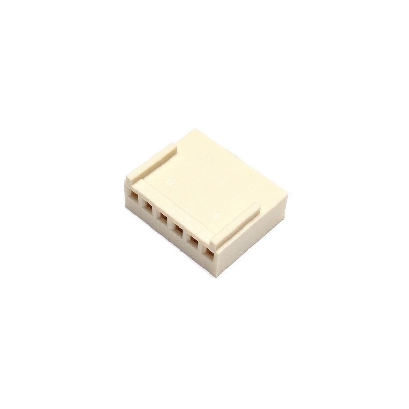 Conector Molex hembra 6 posiciones 2.54mm