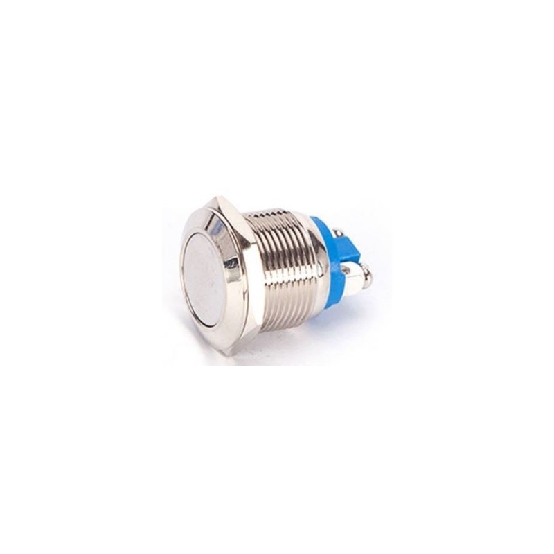 Botón Interruptor Momentáneo Antivandálico con luz azul