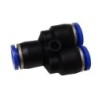 Conector cople neumático 6mm recto