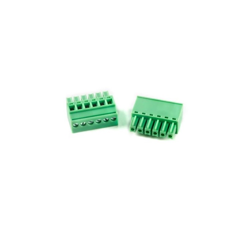 Terminal de bloque desmontable 3.81mm 5 posiciones hembra recto