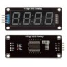 Módulo Display cuádruple 7 segmentos TM1637 ánodo común color Verde 0.56 inch