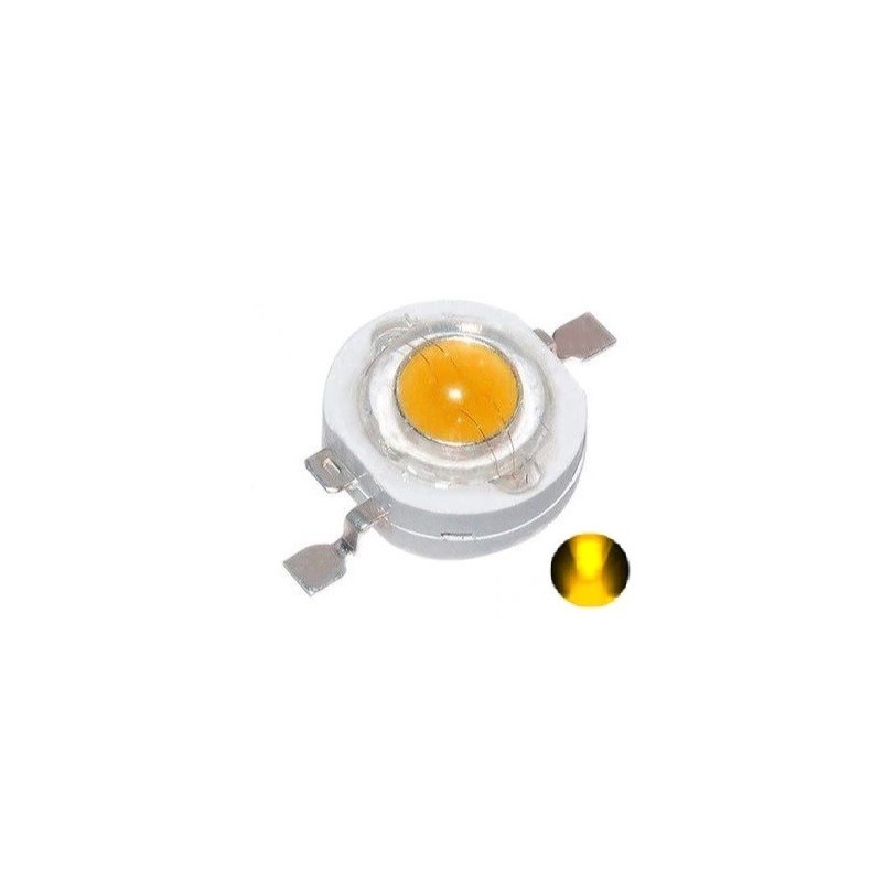 Led de potencia 1W color amarillo