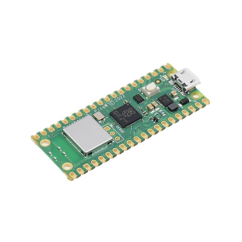 Raspberry Pi Pico W basada en el procesador RP2040