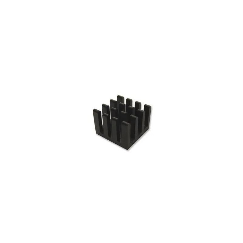 Disipador color negro 14x14x10 mm