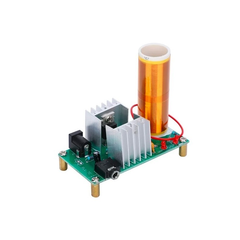 Kit mini bobina de tesla 15W DC 15-24V 2A bocina de plasma