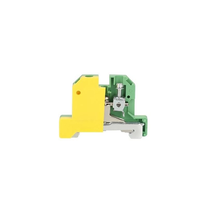 Clema de paso rail DIN JEK6/35 6 mm² color amarillo/verde