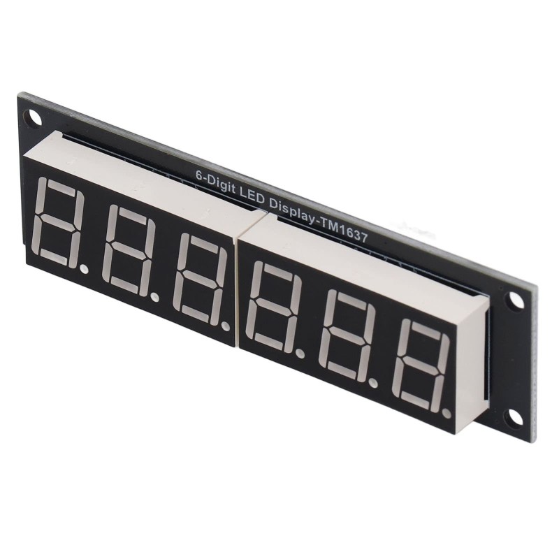 Módulo display 6 segmentos TM1637 0.36 inch color verde ánodo común