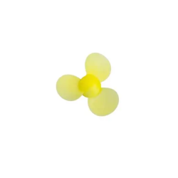 Hélice de hoja suave con cabeza de plástico amarillo
