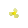 Hélice de hoja suave con cabeza de plástico amarillo