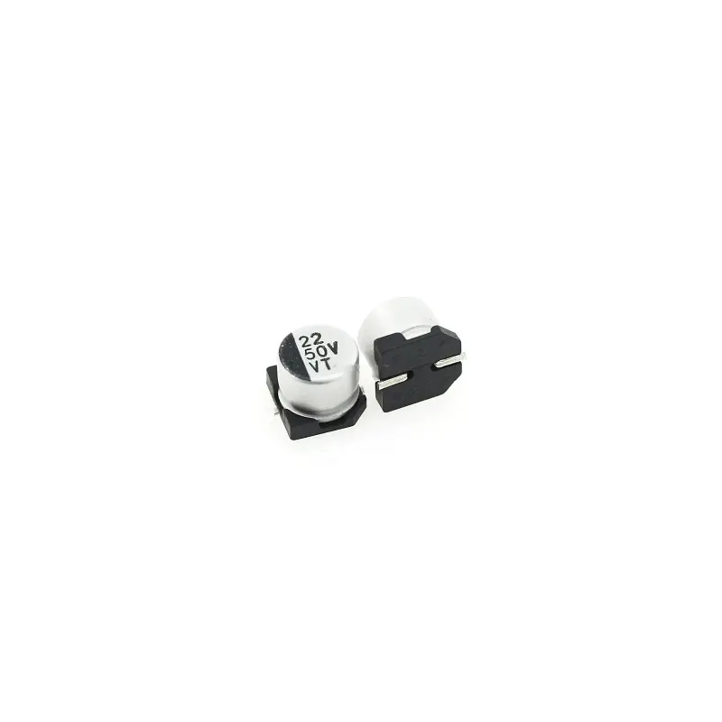 Capacitor Electrolítico SMD de 22uF 50V (6.3x6.3mm)