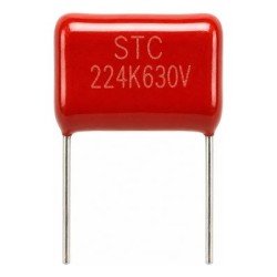 Capacitor de poliéster Th 220nF 630V